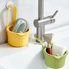 Подвесная корзина для слива раковины, сумка для крана, полка для хранения губки для мытья посуды, кухонные принадлежности, неперфорированная подвесная корзина для раковины, кухонные принадлежности