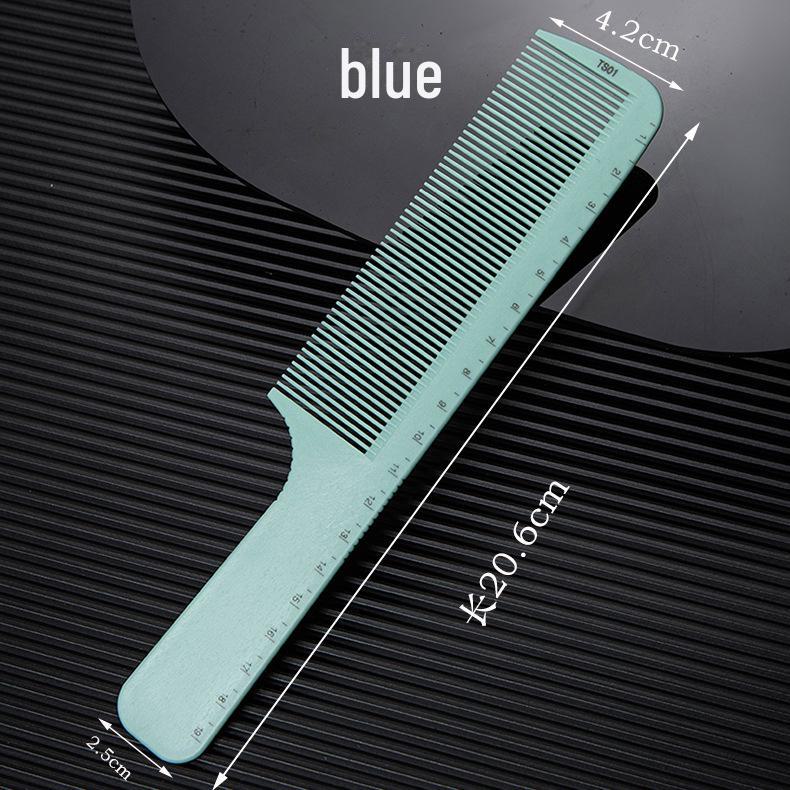Ультратонкая профессиональная плоская расческа для стрижки волос для мужчин и женщин - специальная для парикмахерских, закругленная угловая парикмахерская расческа