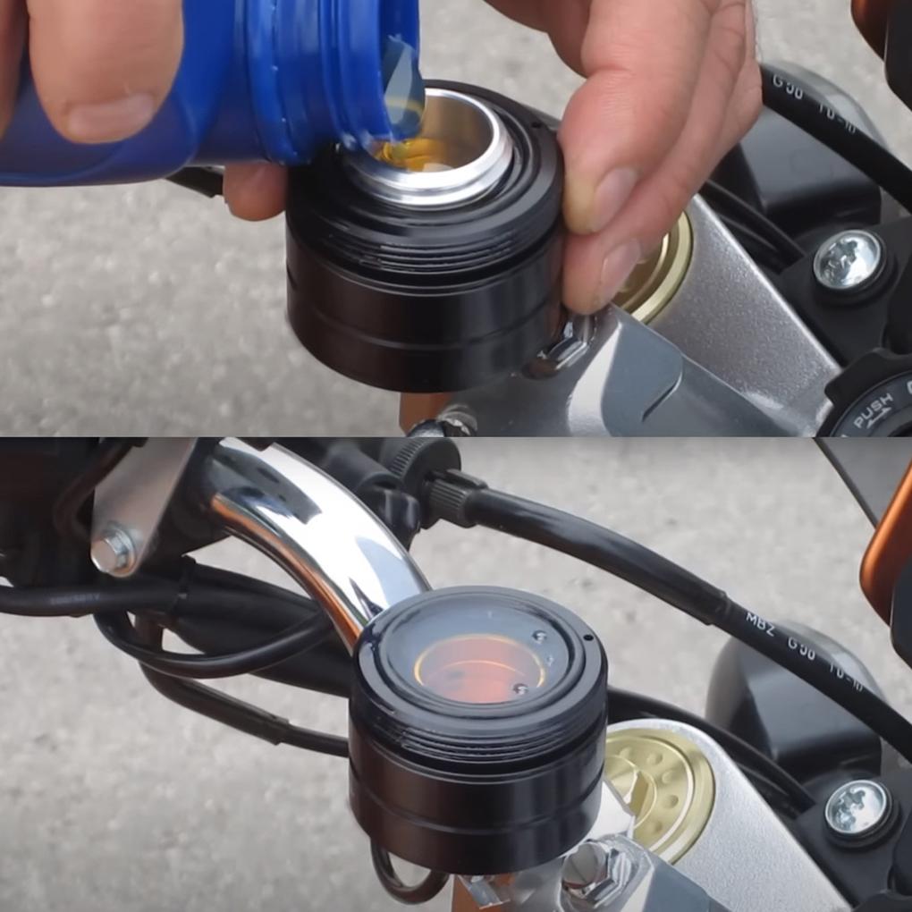 Алюминиевый лубрикатор цепи мотоцикла, ручное управление, цепной лубрикатор, часть масляного стакана мотоцикла, лубрикатор