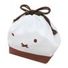 Kutsuwa Miffy Face Women's Lunch Series Lunch Bag MF836 Made In Japan