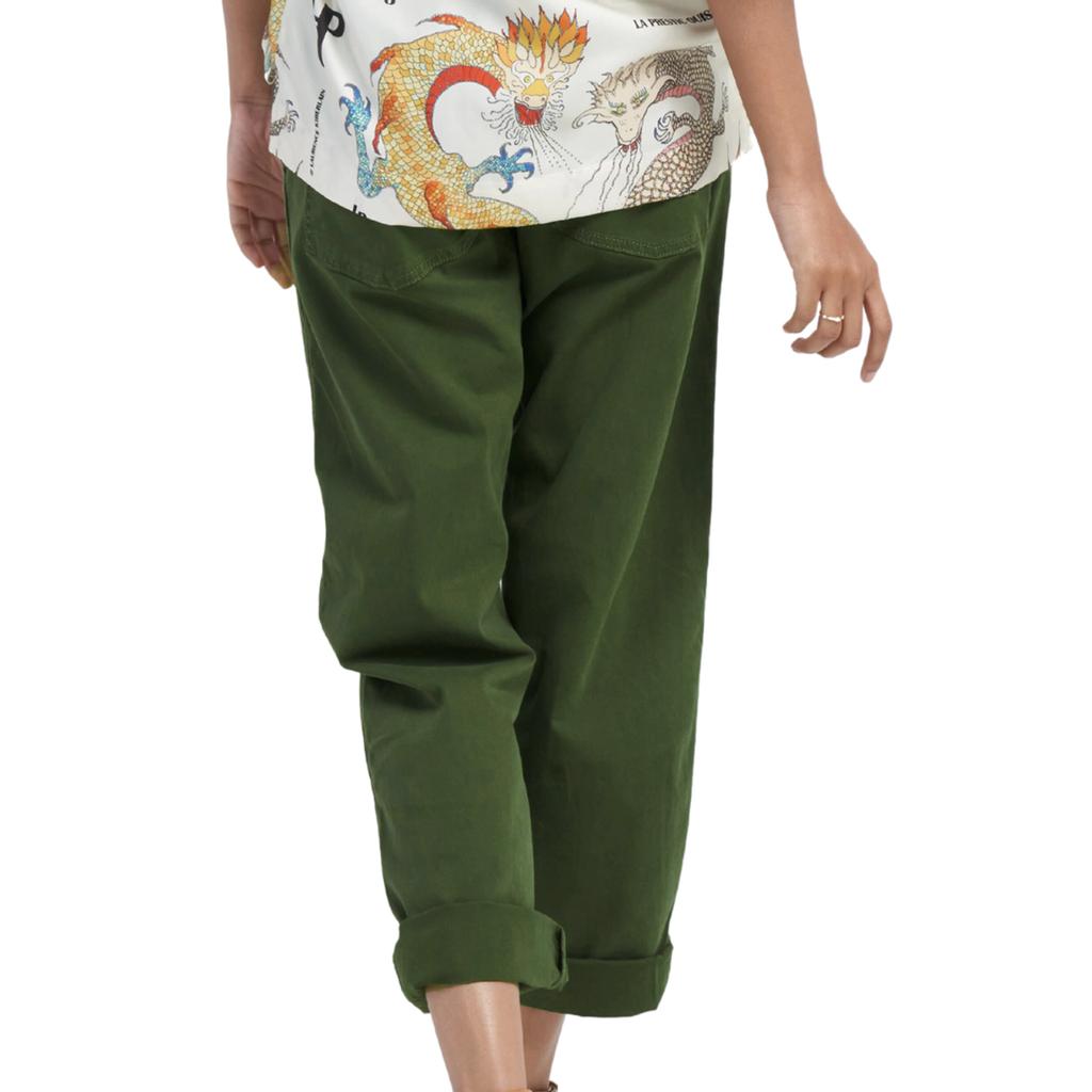 Women's Solid Color Loose Casual Pants With Pockets, Straight Leg Pants Suit Pants