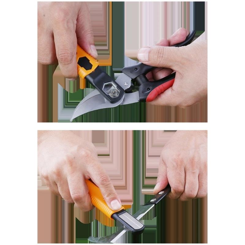 Садовый инструмент, лезвия, точилка для заточки лезвий газонокосилки, садовые секаторы, мачете, ножницы для живой изгороди, ножницы, топоры