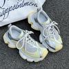 Dad Shoes Girl 2025 New Thick-soled Versatile Height-increasing Mesh Breathable Sneakers Lightweight Soft-soled Ultra-light Casual Shoes