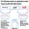 Для TOYOTA Corolla E210-2023 автомобильная консоль коробка передач наклейка на панель прозрачная ТПУ автомобильная внутренняя защита