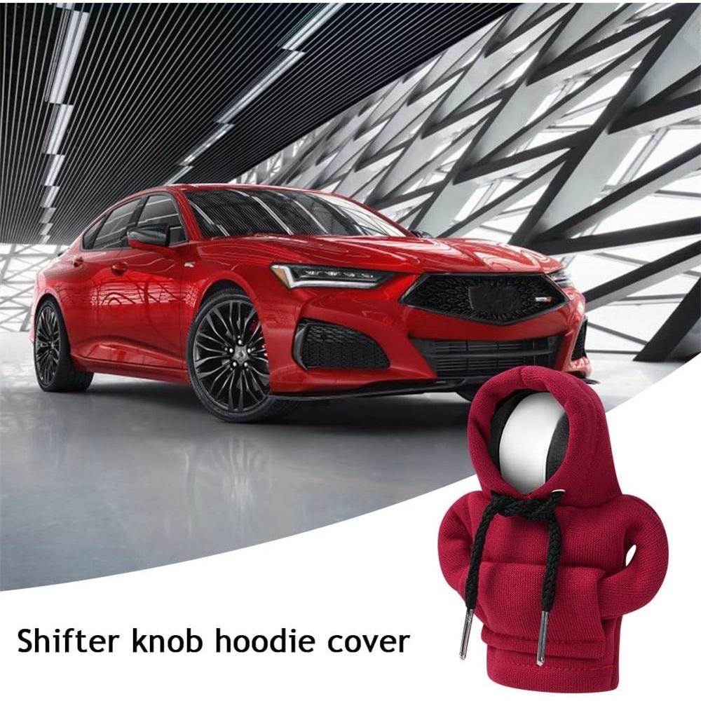 Крышка рычага переключения передач, 3-компонентная автомобильная крышка рычага переключения передач, декоративная крышка рычага переключения передач для автомобиля (Красный, Серый, Черный)