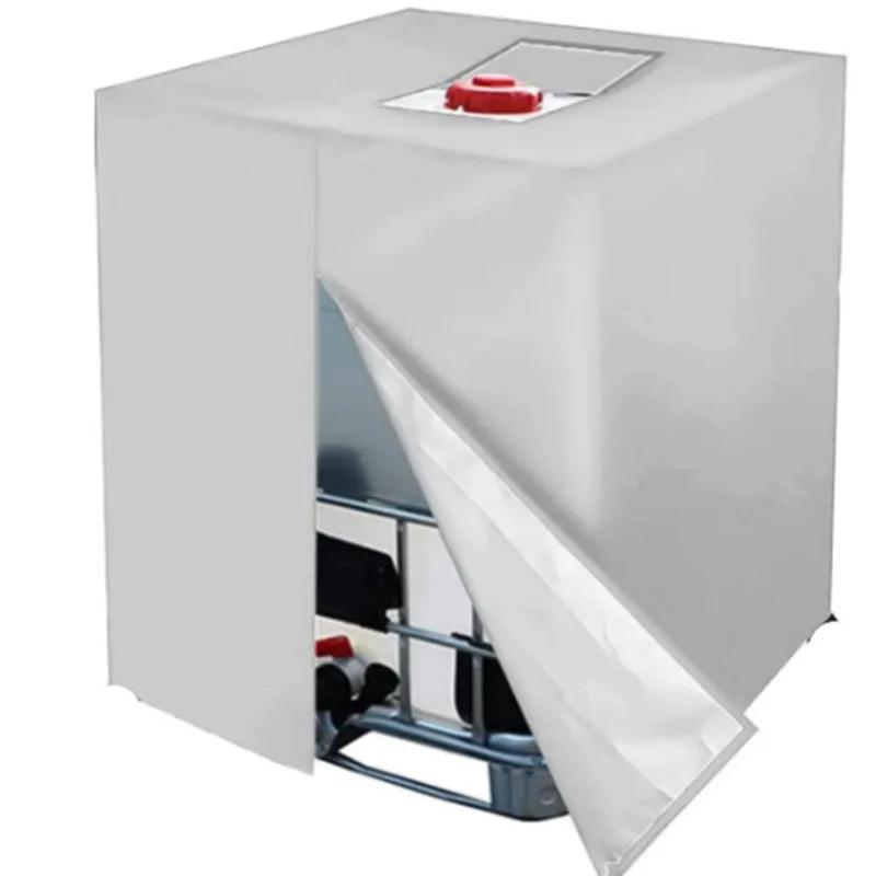 IBC Tank Cover Outdoor Garden Waterproof Cover 1000 Liters IBC Rain Water Container Ton Barrel Sun Protective Foil Dust Covers