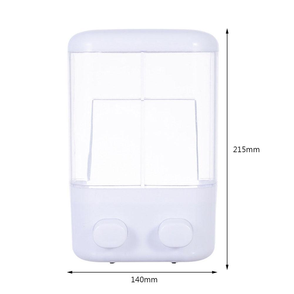 500/1000ML multifunctional wall mounted manual press soap dispenser, universal shampoo and shower gel container bottle dispenser