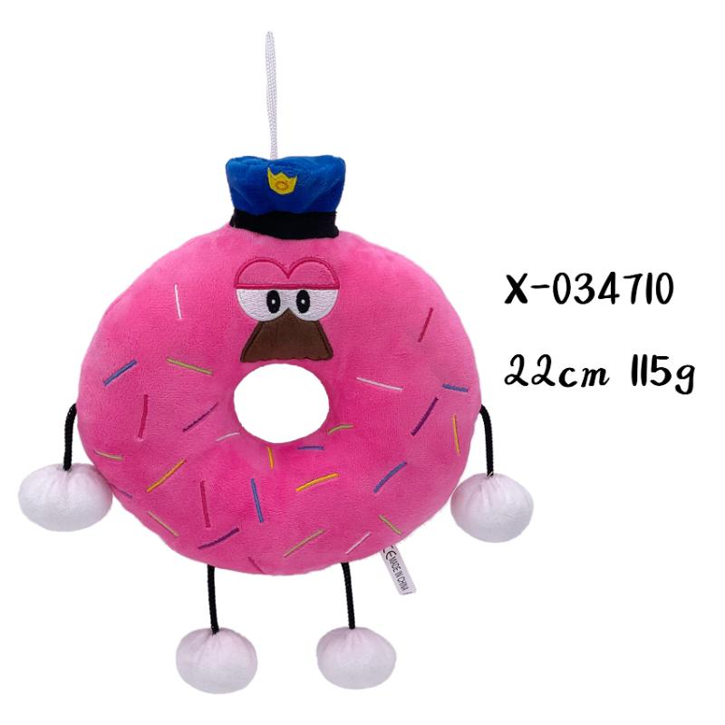 Shovelware Brain Game Plush Toy Cartoon Fruits Stuffed Dolls Banana Donut Apple Orange Figures Christmas Plushie Peluche Gift
