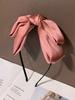 1Pcs Solid Large Ribbon Bow Hair Hoops Hairband For Women Girls Party Headbands Hair Accessories