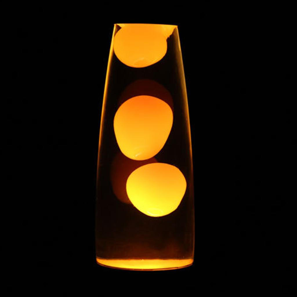 Creative Lava Lamp Nursery Bedside Night Light Home Decor EU Red