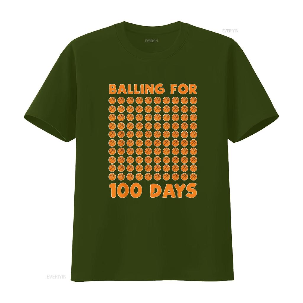 100 Мячей Balling На 100-й День Школы Футболка с Баскетбольным Принтом винтажная Слегка Постиранная Топ Для Повседневной Носки Дышащий графический