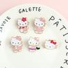 Милый Мягкий Милый Кот Металлическая Значок Сладкий Sanrio Памятный Значок Сплав Аксессуар Брошь