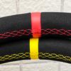 13inch Suede Leather Sim Race Steering Wheel JDM Rally Racing Sports Steering Wheel