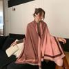 Autumn and Winter New Line Geometric Warm and Versatile Imitation Cashmere Scarf Women's Fashion High End Casual Shawl