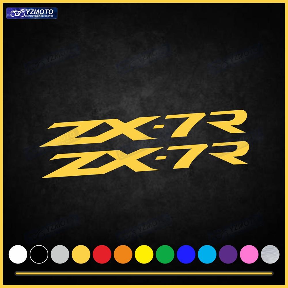For ZX-7R ZX 7R Motorcycle Accessories Sticker Decal Fuel Tank body Engine Fairing Windshield Helmet Logo Decorative Stickers