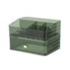 Diamond Pattern Cosmetic Organizer: Makeup & Skincare Storage Box