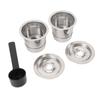 Reusable Coffee Pod 304 Stainless Steel Easy To Clean Reusable Coffee Capsule for Coffee Maker