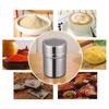 Stainless Steel Spice Pepper Shakers Chocolate Shaker Lid Sugar Bowl Cocoa Container Powder Coffee Sifter Kitchen Accessories