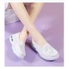 Ladies' Autumn Thick Soled Nursing Shoes White Shoes