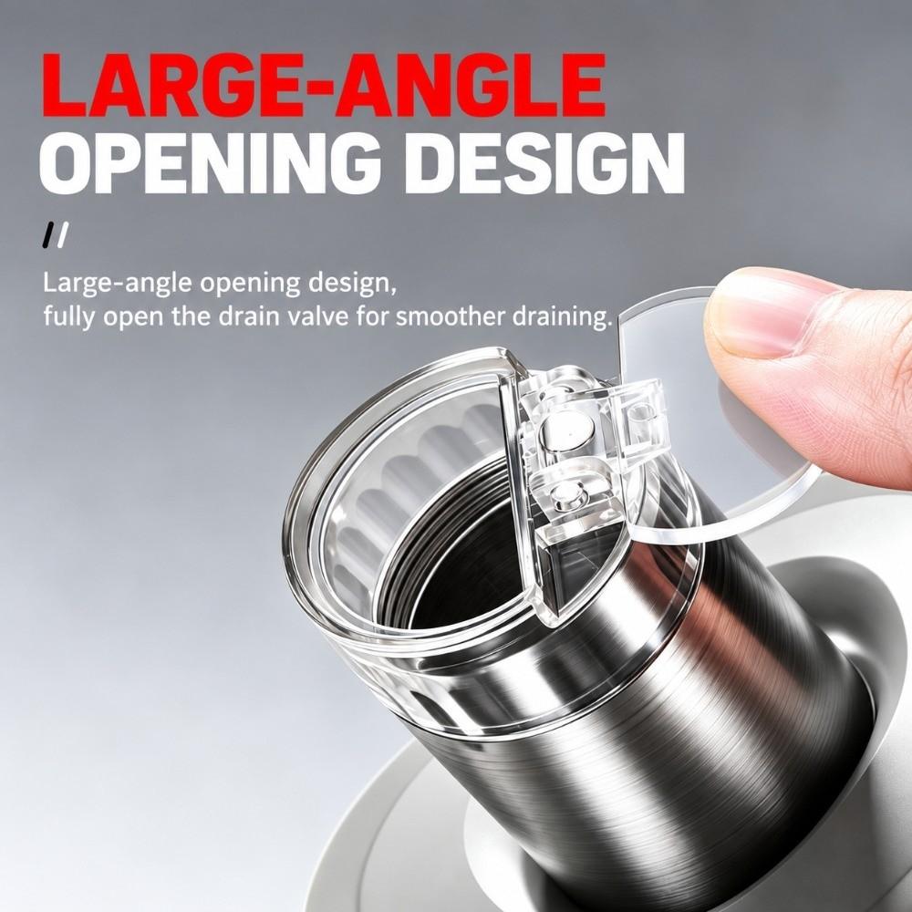 Magnetic Sealing Odor Proof Drain Core Turbine Guide Kitchen Sink Drain Floor Drain Bathroom