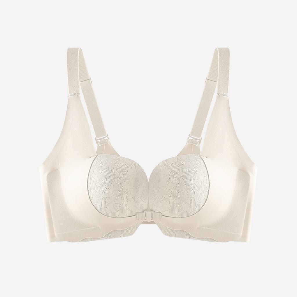 Front buckle underwear Women's small breasts gather and show large breasts New popular seamless back comfortable bra bra