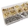910Pcsset M3 Male Female Hex Brass Standoff Spacer Kit with Screw Nut and Washer Pcb Motherboard