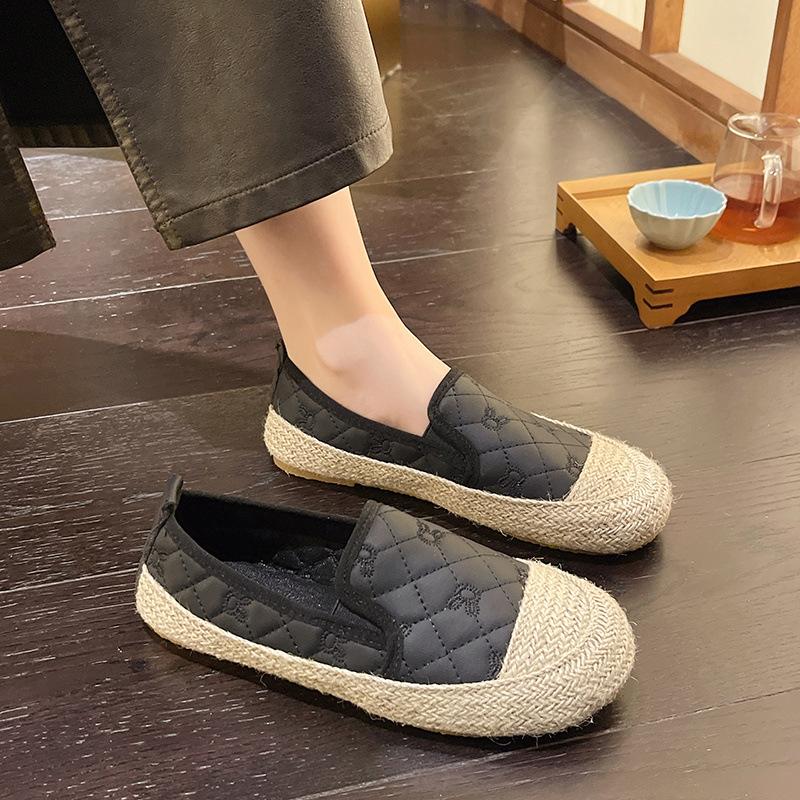 Обувь Fisherman женские однопедальные ленивые туфли Doudou весна и осень 2025 новые одинарные туфли на плоской подошве удобные повседневные мокасины женские