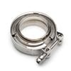 304 Stainless Steel 1.5~6 Inch 51 63 76 mm Quick Release V Band Clamp Turbo Exhaust Pipe Male Female Flange V Clamp Kit