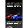 1/32 Subaru Impreza WRX STI Alloy Sports Car Model Diecasts Metal Racing Car Vehicles Model Sound Light Simulation Kids Toy Gift