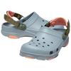Crocs Пластиковые сабо для бездорожья, легкие, с отверстиями для вентиляции, мужские, синие