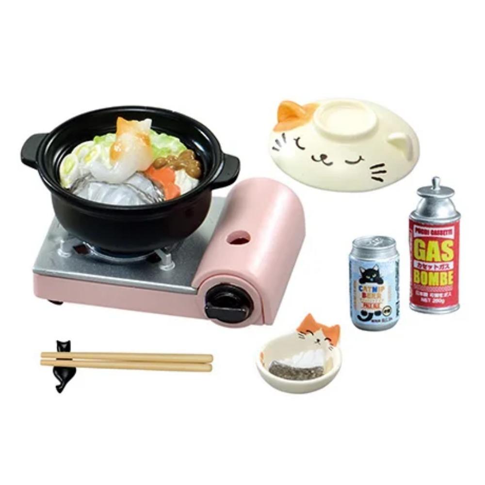 Re-ment Капсула Ешь Играй Кот Моя Повседневная Жизнь с Котами Клетка для Кошки Диван для Сна Компьютерный Стол Кошачье Дерево Миниатюрные Настольные Украшения