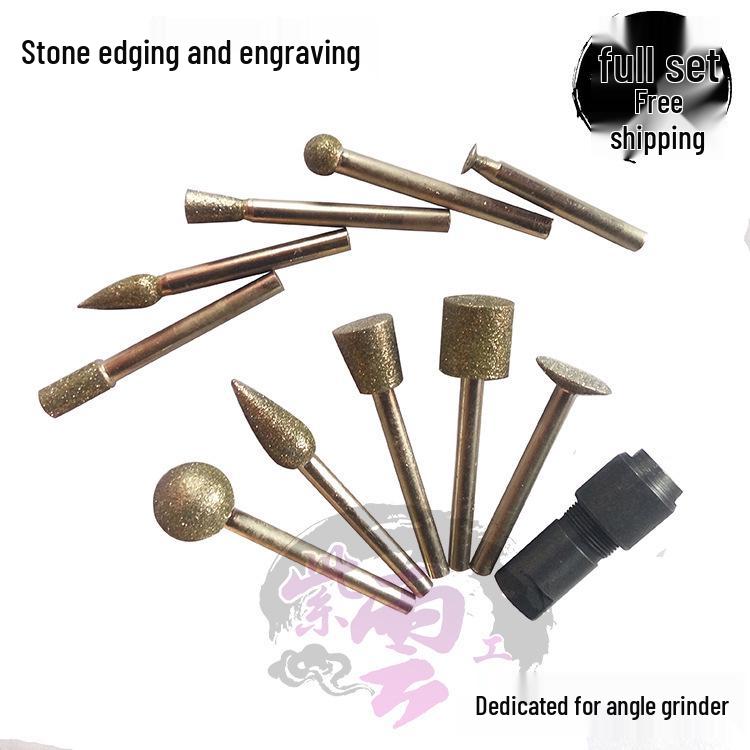 Набор для гравировки цветочного горшка и аквариума: Электрическая дрель, Реставрация гальки, Угловая шлифовальная машина и Резчик по камню