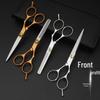 5.5 Inch Professional Hairdressing Scissors Set: Haircutting & Thinning Shears for Adults & Kids