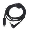 PD 65W Type C To DC 5.5x2.5mm Braided Cord Power Adapter Cable Laptop Fast Charging Power Accessories