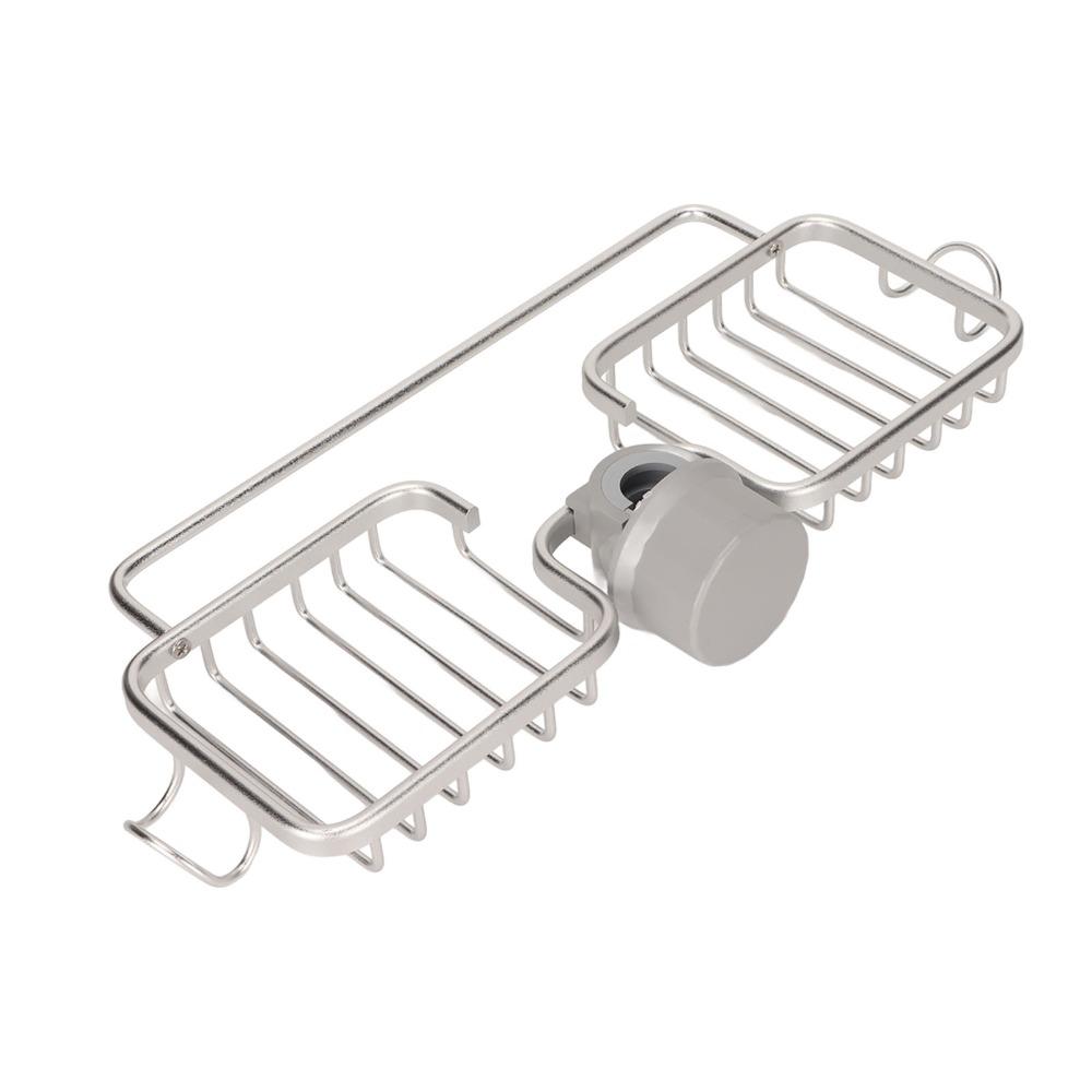 Adjustable Sink Shelf Aluminum Plastic Hanging Rack Durable Sink Organizer Rack Dishcloth Drainer