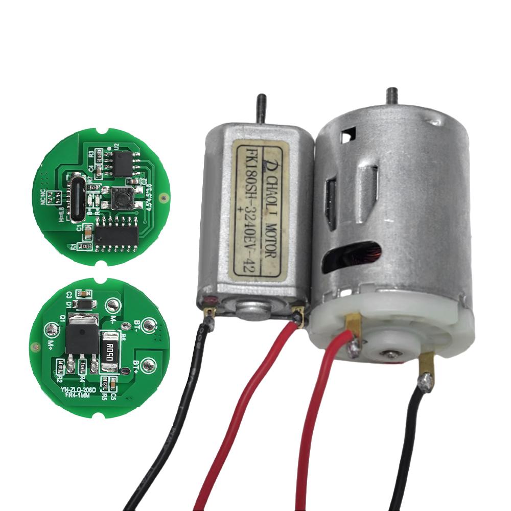 Плата драйвера двигателя постоянного тока 3-6 В 5-20 Вт Плата управления малым двигателем Аксессуары для DIY-малой электродрели Модуль Type-C