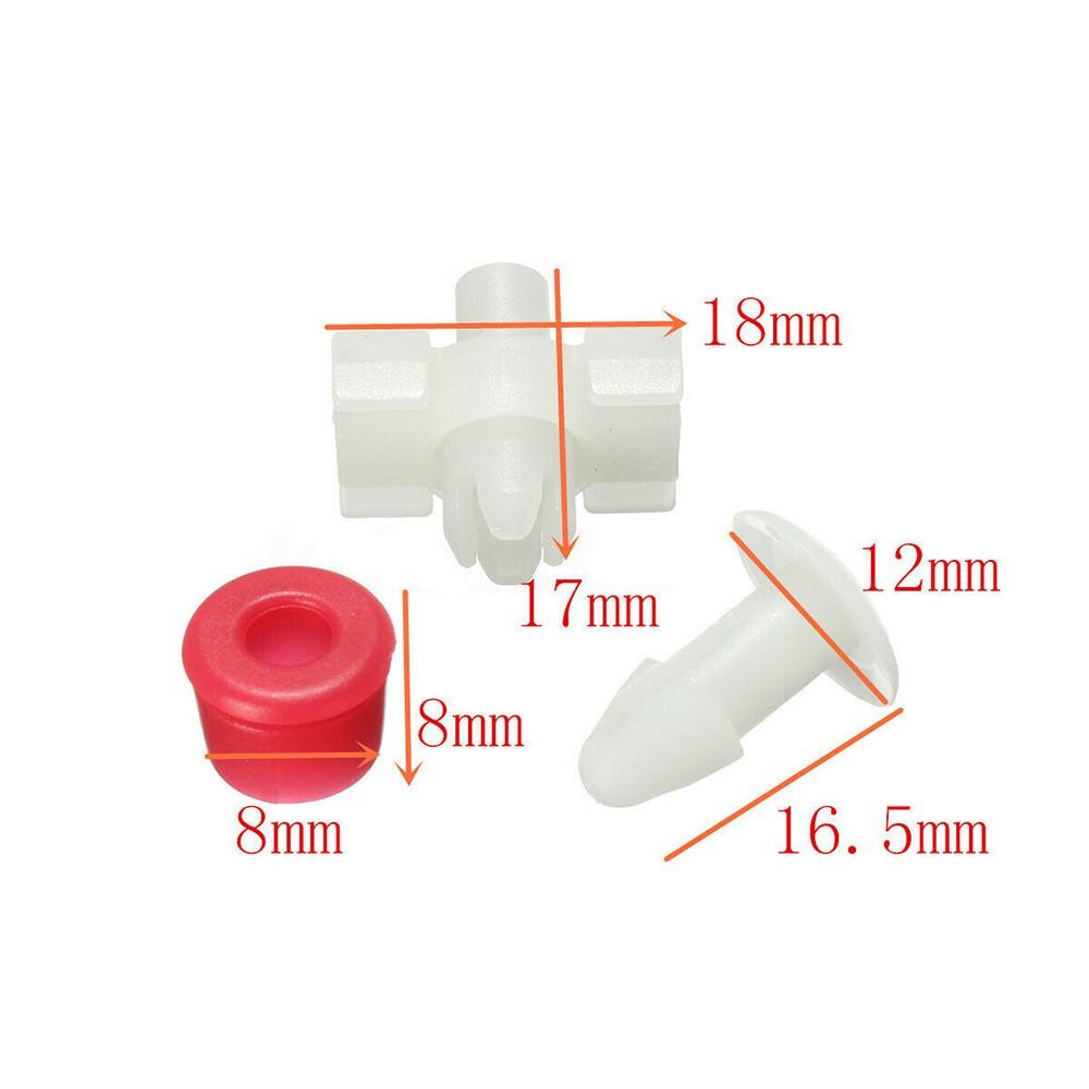 52 шт. зажимы заглушки втулки дверная прокладка полоса отделка зажимы для Mercedes Benz W123 автомобильный фиксатор крепеж высокое качество