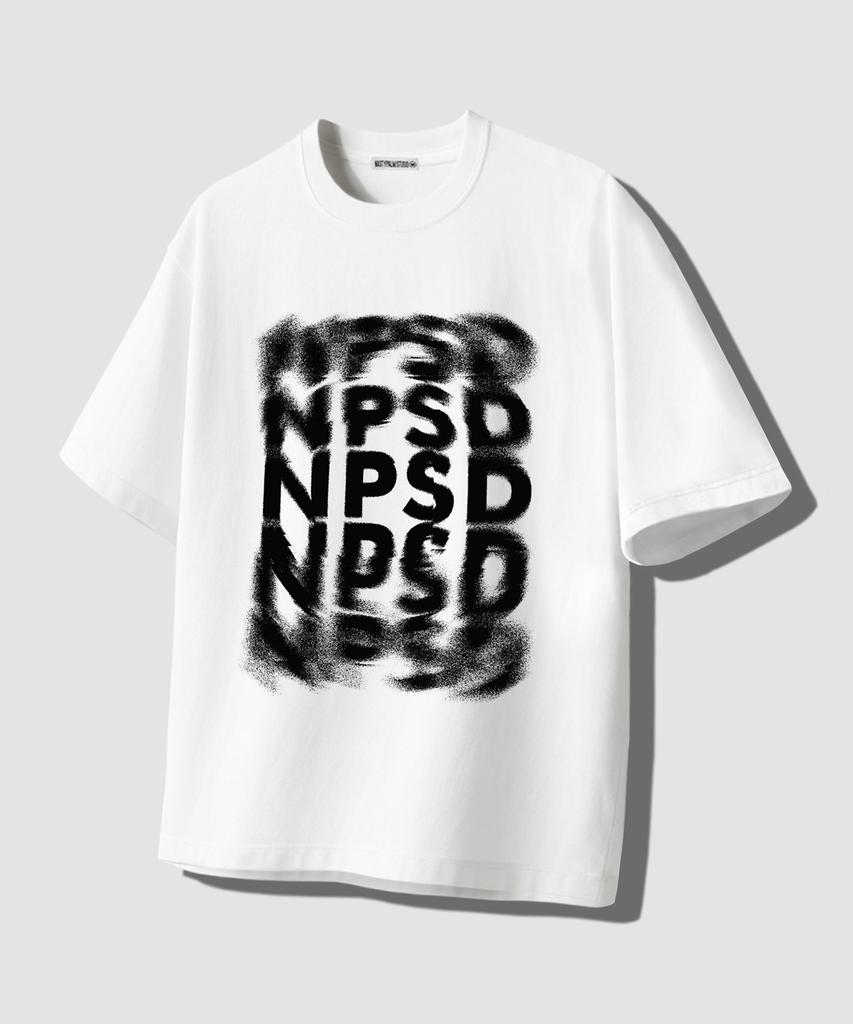 NP STUDIO [2 упаковки] Оверсайз футболка с логотипом Npsd 2 цвета
