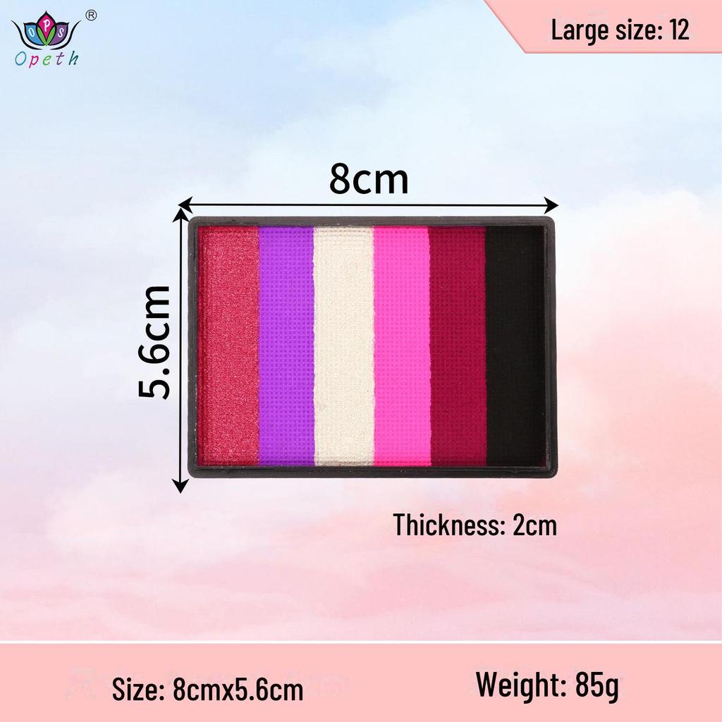 Водорастворимая радужная краска для лица для детей