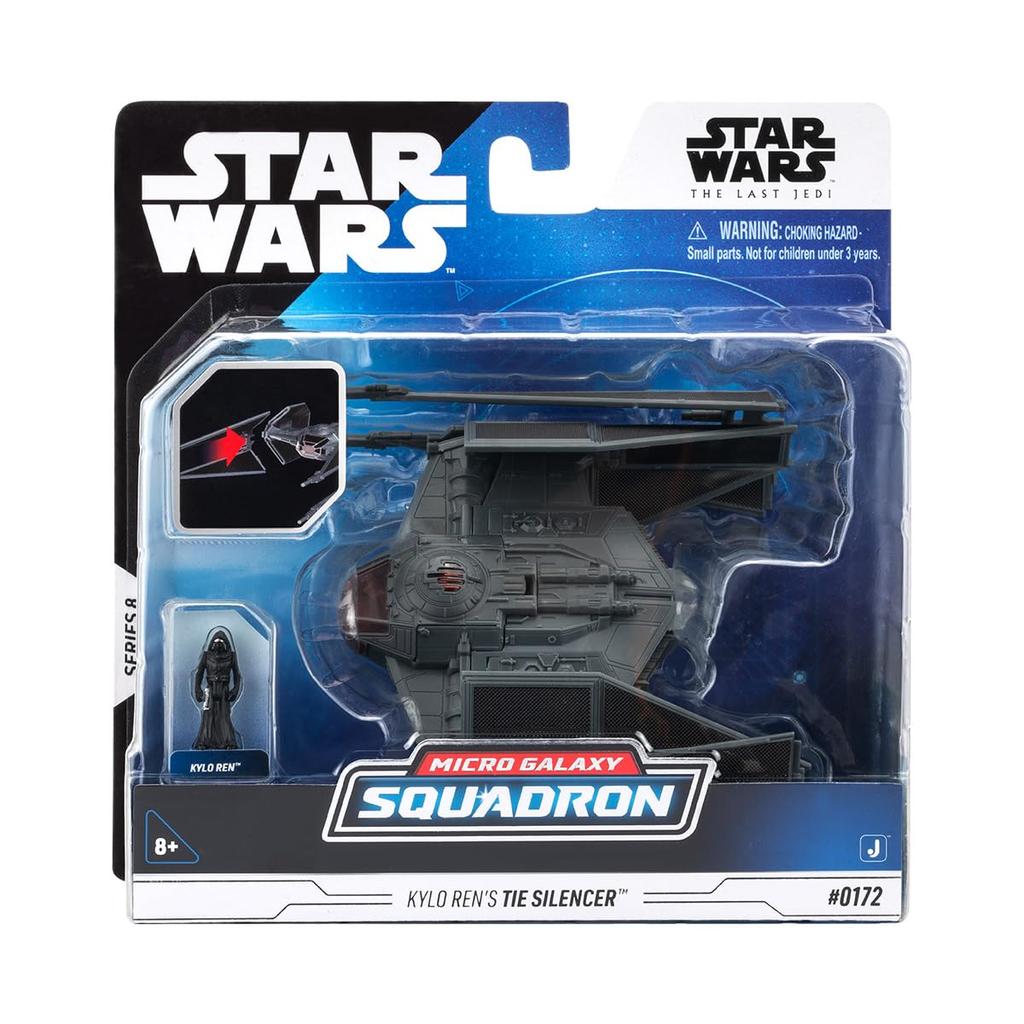 Star Wars Micro Galaxy Starfighter Class Series 8 Kylo TIE Silencer Vehicle Ren's Non-Scale