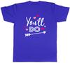 Unisexs T Shirt Valentines Day Youll Do Love Heart Unisex Tee Gift