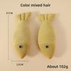 Pet Catnip Fish Chew Toy With Plush Material For Play And Dental Health
