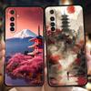 Японский аниме-пейзаж Чехол для Realme GT Neo 2 3 3T 5 Чехол для Realme 12 11 5G 10 9 8 5G 7 6 GT5 GT3 Pro Plus C25 C35