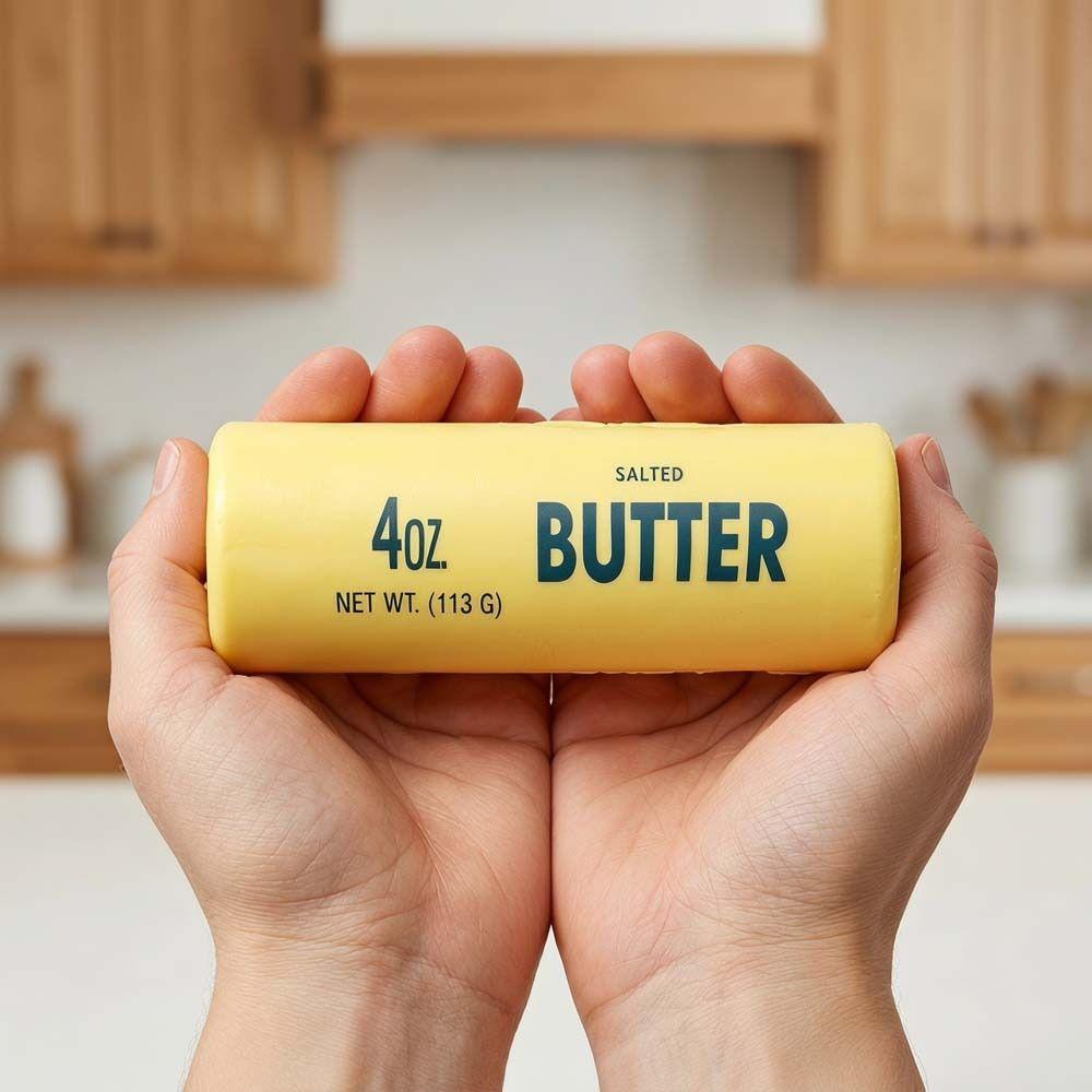 Release Hand Cylinder Butter Stick Squeezing Toy Sensory Realistic Butter Sticks Children
