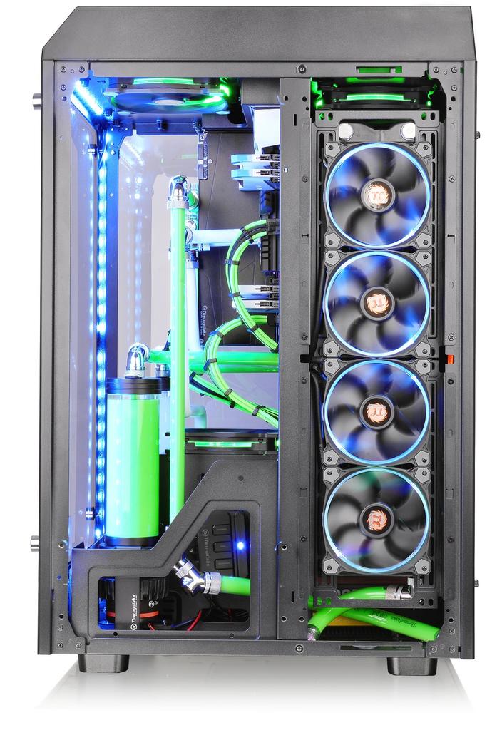 Thermaltake TT Premium The Tower 900 Корпус для ПК Full Tower Закаленное стекло CS6788 3-сторонний CA-1H1-00F1WN-00
