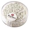 Seed Beads - Ø 2.6 Mm - Opaque Luster - White - Box of 17 G