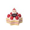 Decor Corporation Concombre Star Christmas Cake Size Approx. W4.4 D3.8 H4 ZXS-47949X