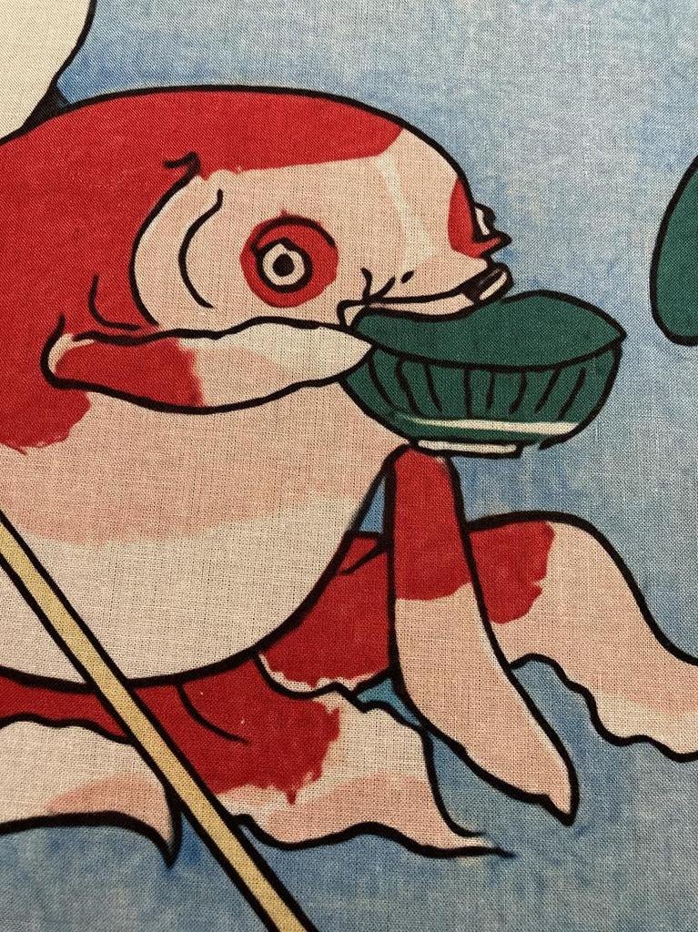 Hand Towel by Utagawa Goldfish Part Banquet Ukiyo-e Kuniyoshi, Collection, 4,