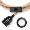 Hemp Rope Line Restaurant Lighting Fixture Lamp Adapter Pendant Lamp Lamp Bases Ceiling Light