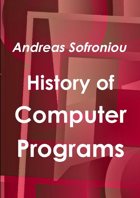 The History Of Computer Programs by Andreas Sofroniou - Paperback Book